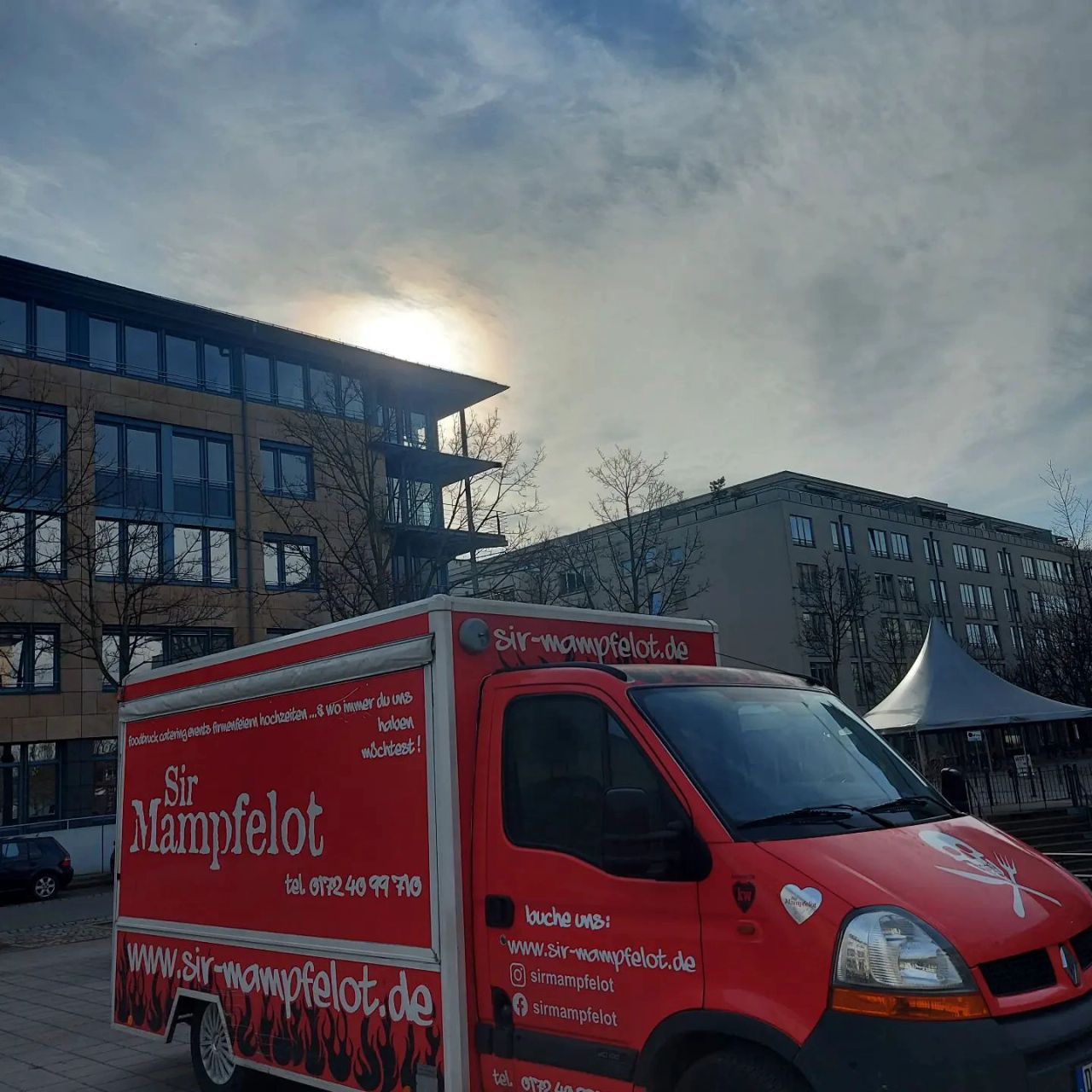 Unser Burger Foodtruck für euch in Dresden unterwegs